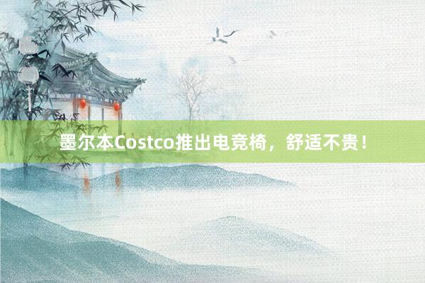 墨尔本Costco推出电竞椅，舒适不贵！