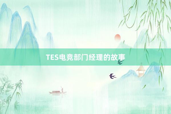 TES电竞部门经理的故事